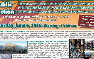 Fashion Farm Personal Property Auction in Ligonier, Indiana