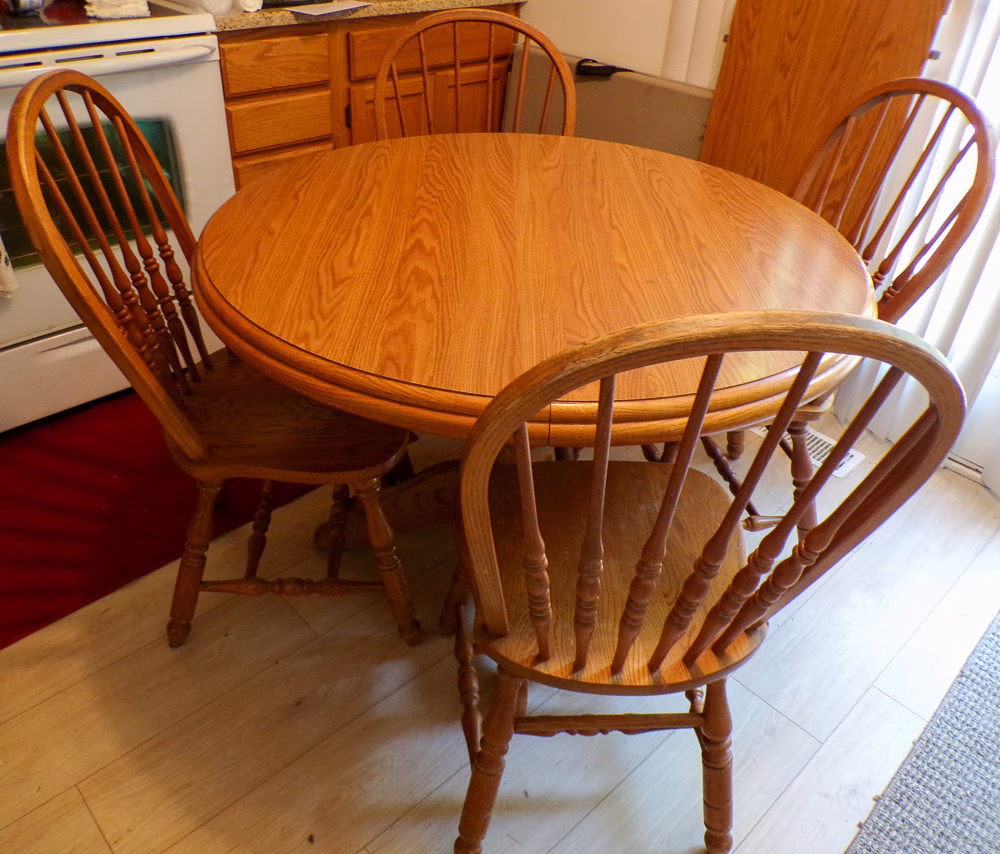 Table and chairs